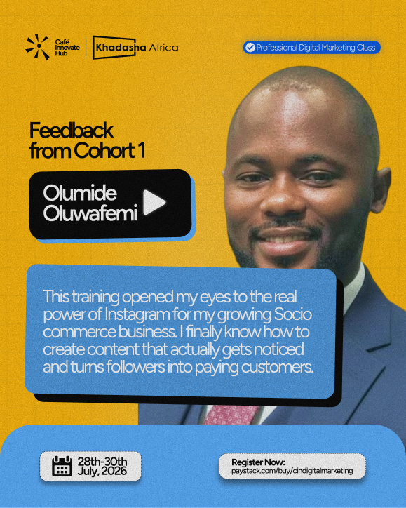Olumide Oluwafemi testimonial card